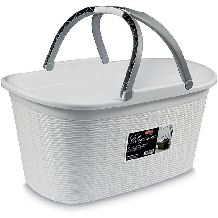 Cesta portabiancheria con manici - Elegance