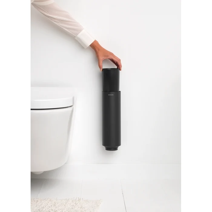 Porta scopino con scopino in silicone