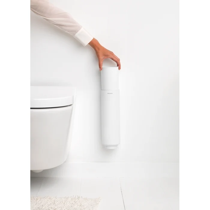 Porta scopino con scopino in silicone