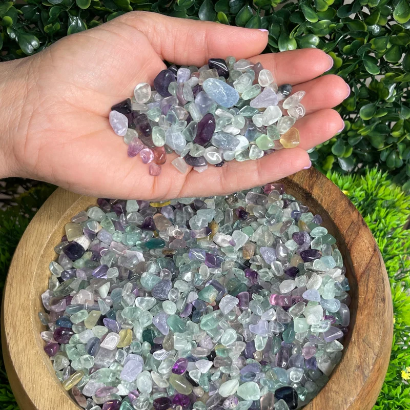 Chips di fluorite arcobaleno
