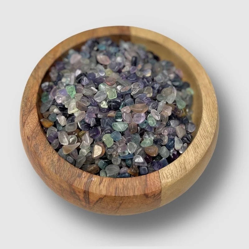 Chips di fluorite arcobaleno