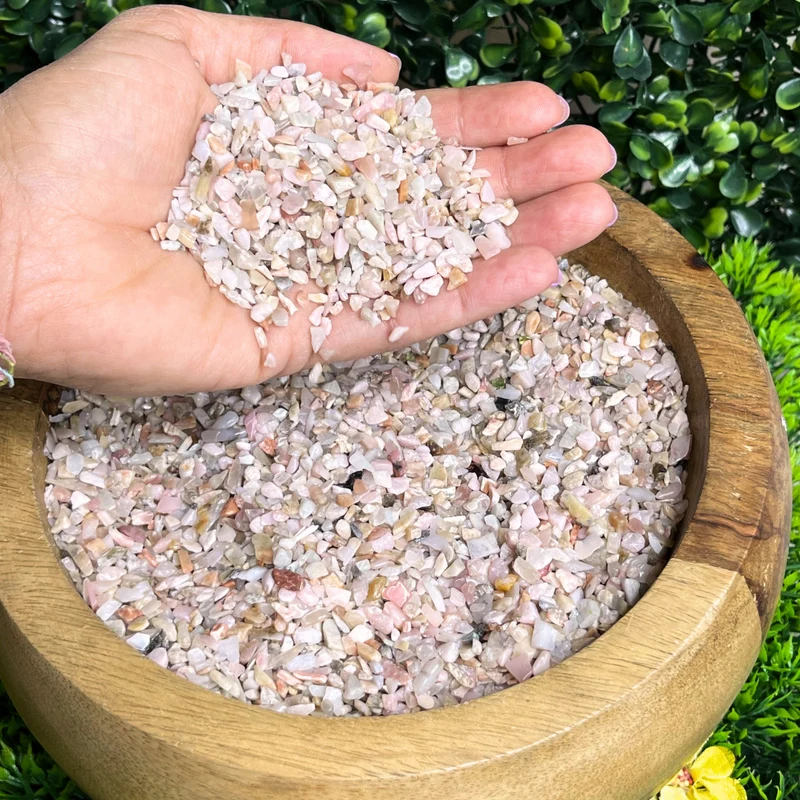 Chips di opale rosa