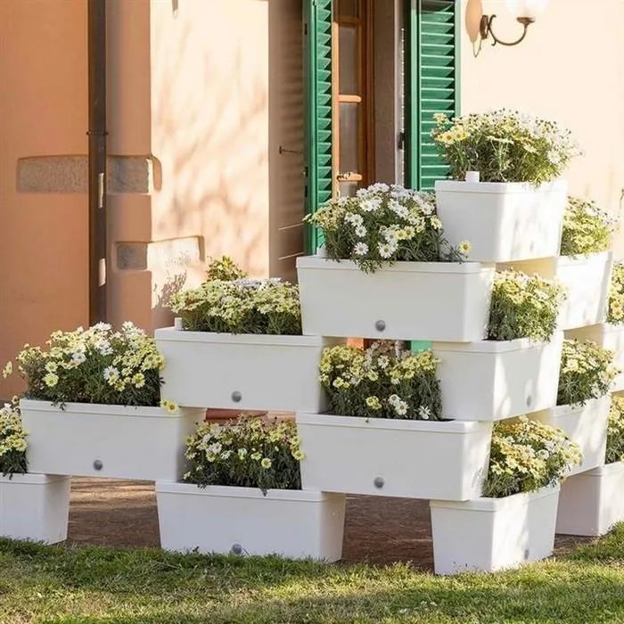 Kit 5 fioriere componibili - Brick