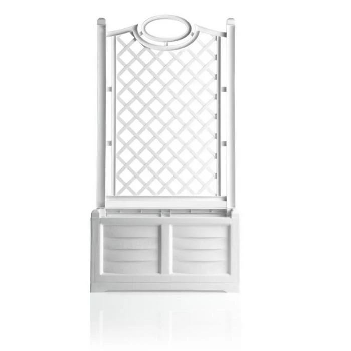 Fioriera da giardino con spalliera - Arredo