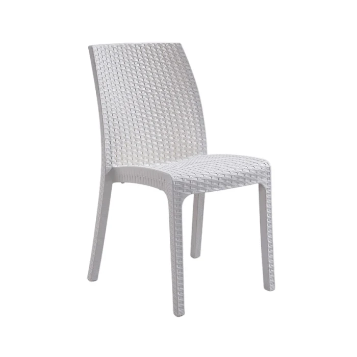 Sedia da giardino in polipropilene effetto rattan - Virginia