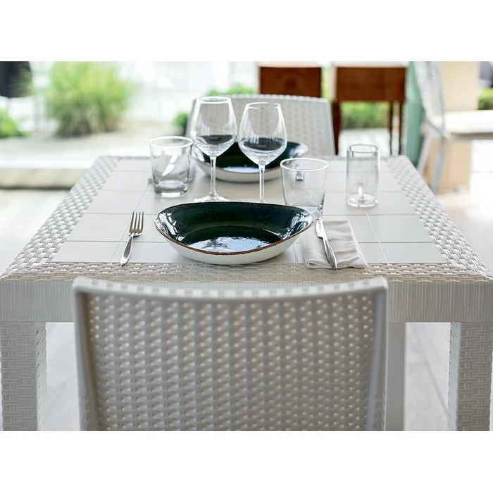 Poltrona da giardino in polipropilene effetto rattan - Indiana