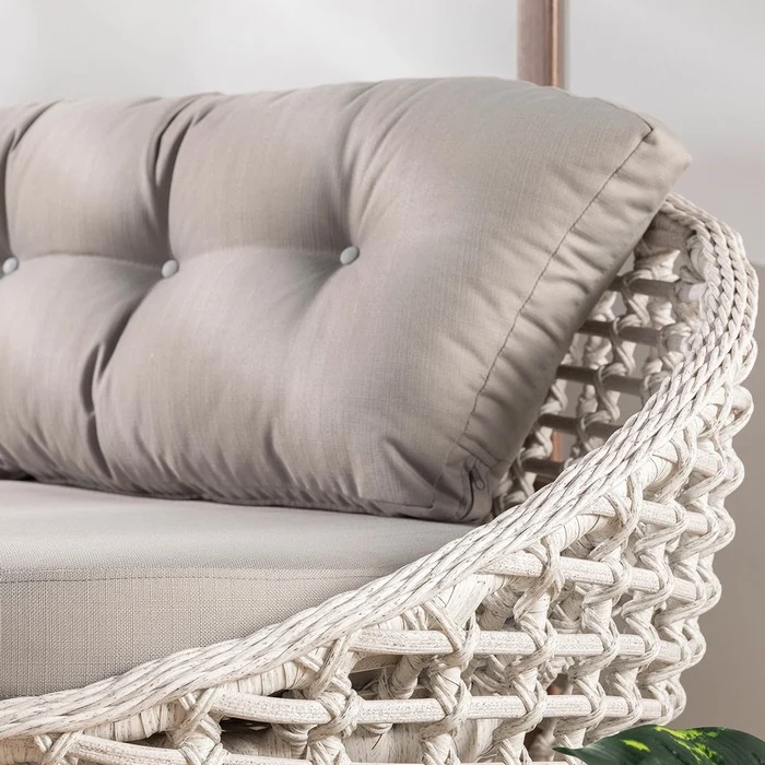 Salotto da giardino in rattan 4 posti - Isabel
