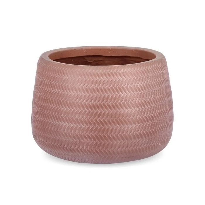 Vaso con finitura ad intreccio bombato - Tressage