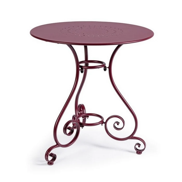 Tavolo rotondo da giardino in metallo 70 cm - Etienne