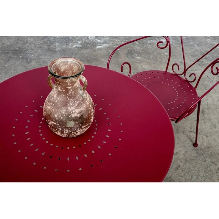 Tavolo rotondo da giardino in metallo 70 cm - Etienne