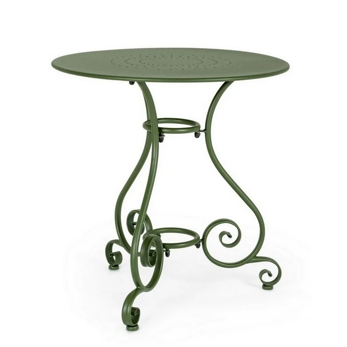 Tavolo rotondo da giardino in metallo 70 cm - Etienne