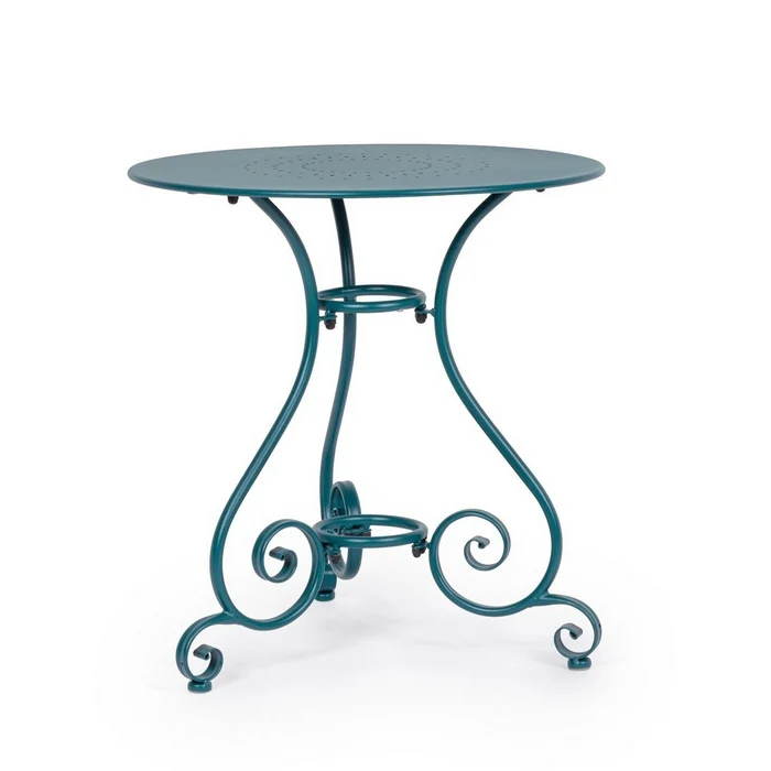 Tavolo rotondo da giardino in metallo 70 cm - Etienne