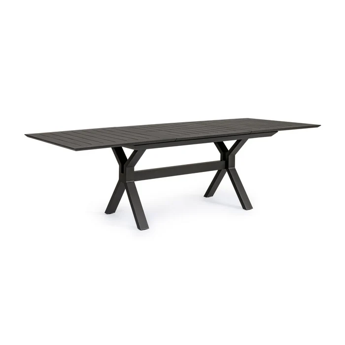 Tavolo da giardino allungabile in alluminio 180-240x100 cm - Kenyon