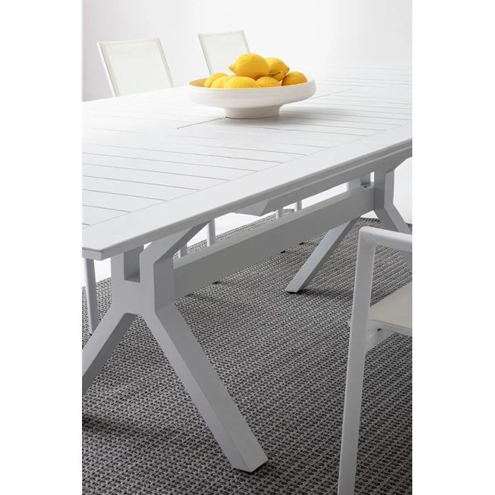 Tavolo da giardino allungabile in alluminio 180-240x100 cm - Kenyon