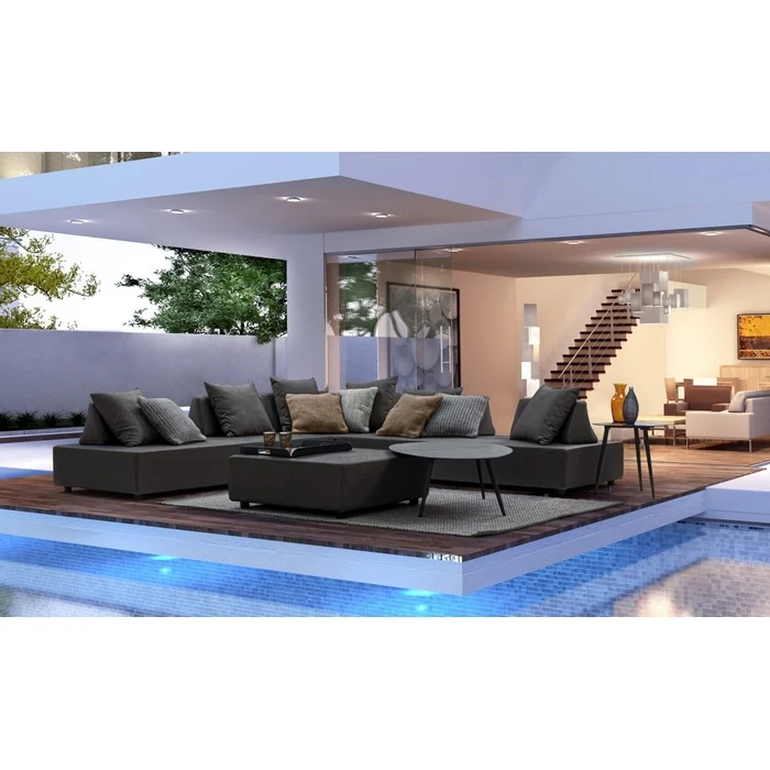 Tavolino da giardino in alluminio 120x75 cm - Ridley