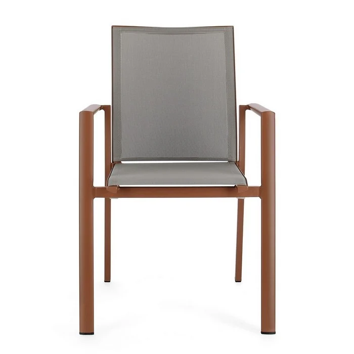 Sedia da giardino in alluminio con braccioli - Konnor