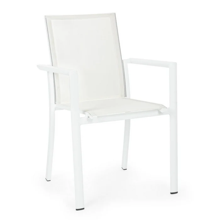 Sedia da giardino in alluminio con braccioli - Konnor