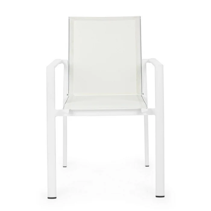 Sedia da giardino in alluminio con braccioli - Konnor