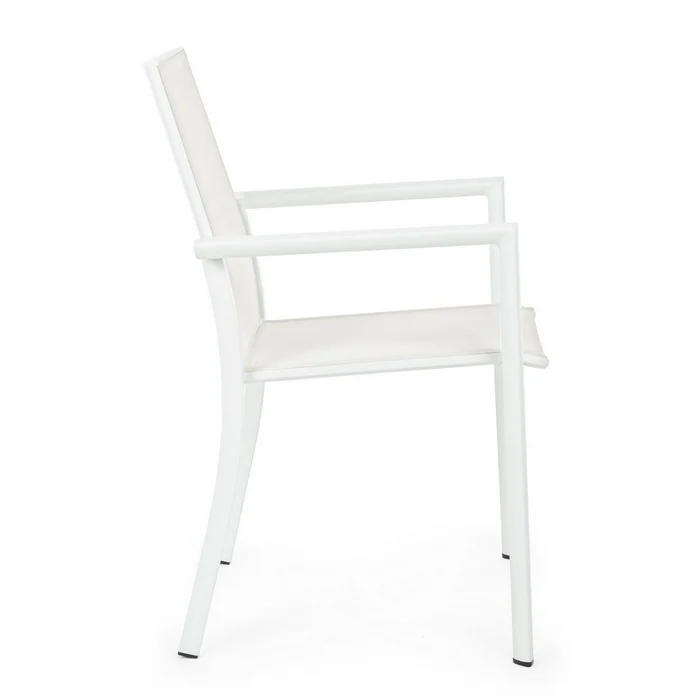 Sedia da giardino in alluminio con braccioli - Konnor
