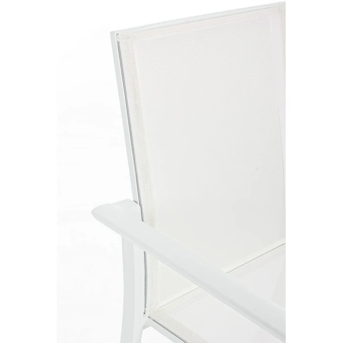 Sedia da giardino in alluminio con braccioli - Konnor
