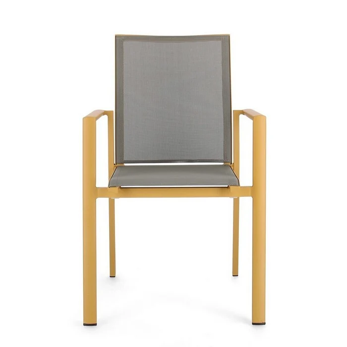 Sedia da giardino in alluminio con braccioli - Konnor