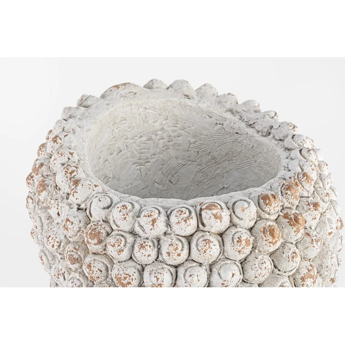 Vaso testa Buddha magnesia 50 cm