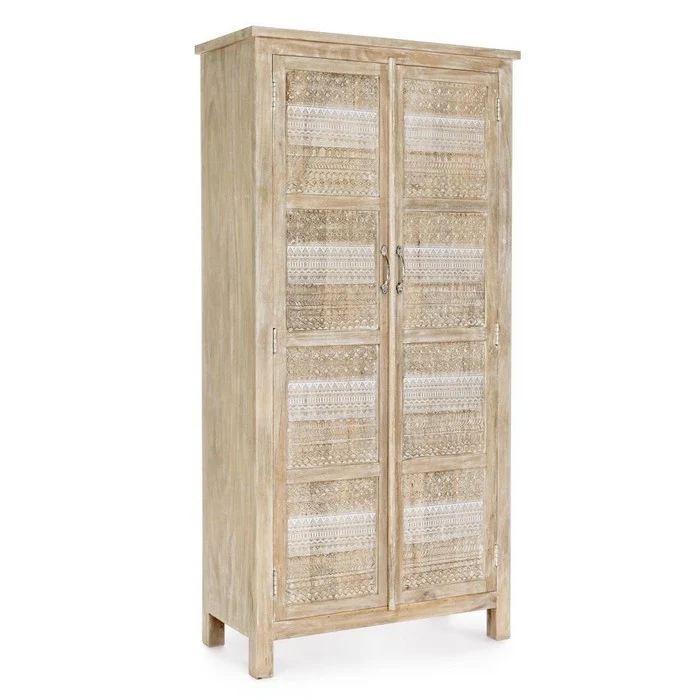 Mobile 2 ante in legno shabby - Mayra
