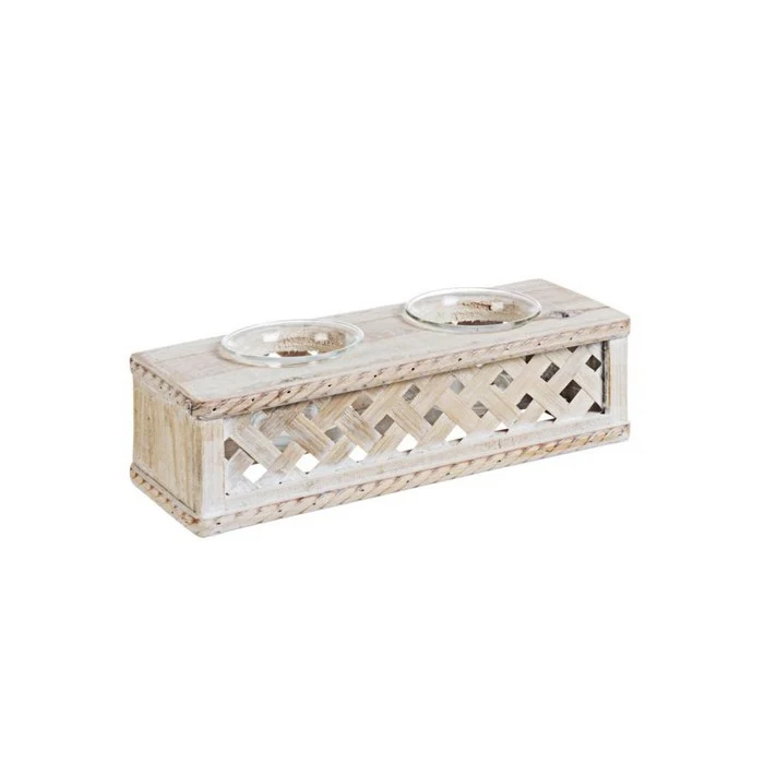 Porta candela shabby - Intrex