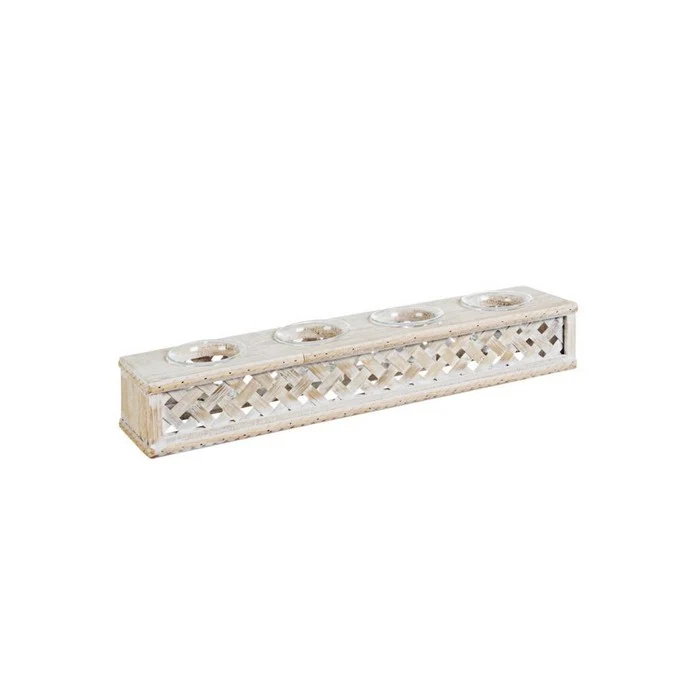 Porta candela shabby - Intrex