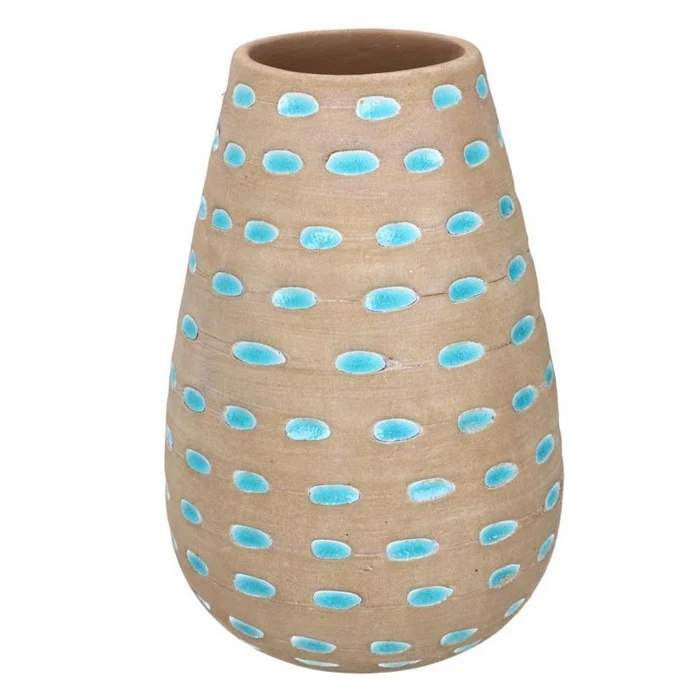 Vaso in ceramica bombato