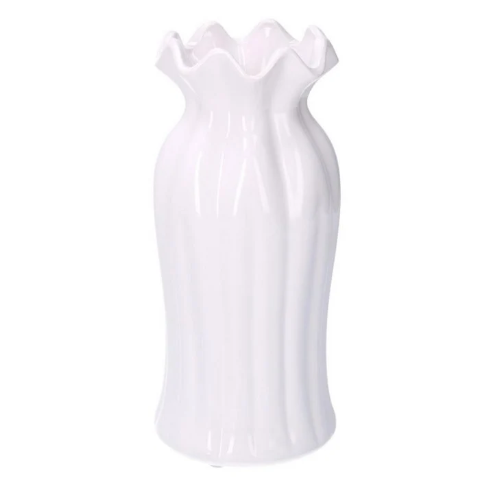 Vaso in ceramica bianco