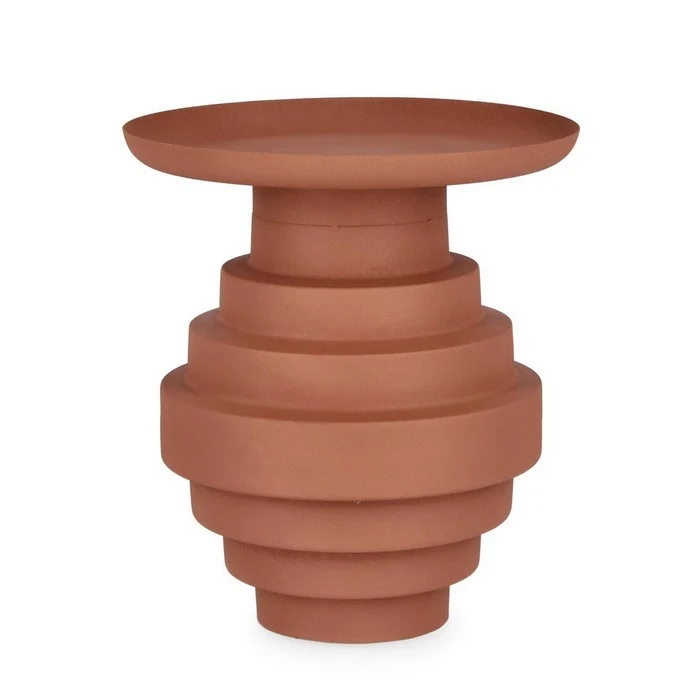 Tavolino moderno in acciaio 40 cm - Amba