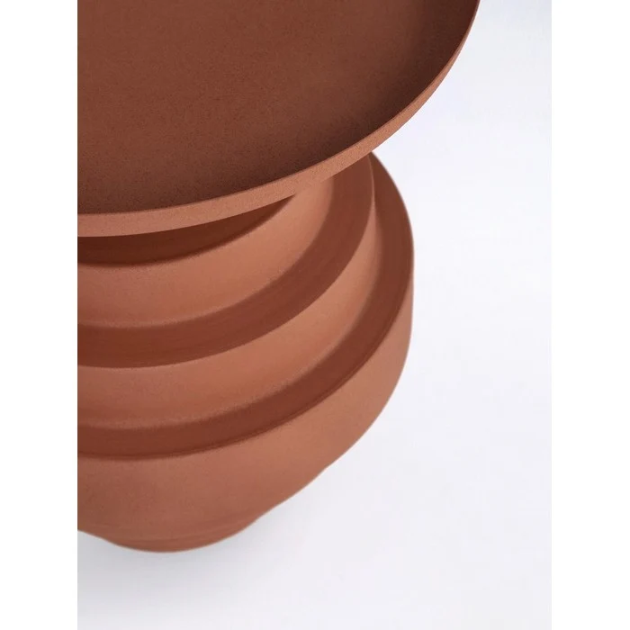 Tavolino moderno in acciaio 40 cm - Amba