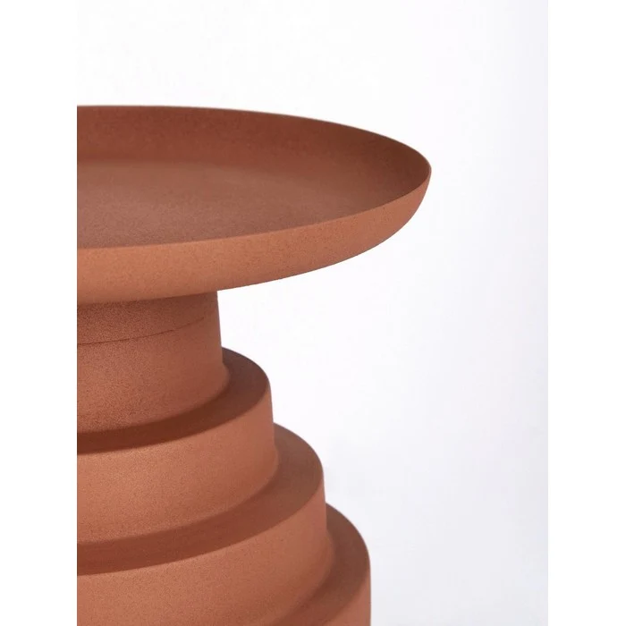 Tavolino moderno in acciaio 40 cm - Amba