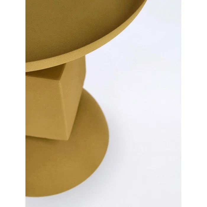 Tavolino moderno in acciaio 40 cm - Alpa