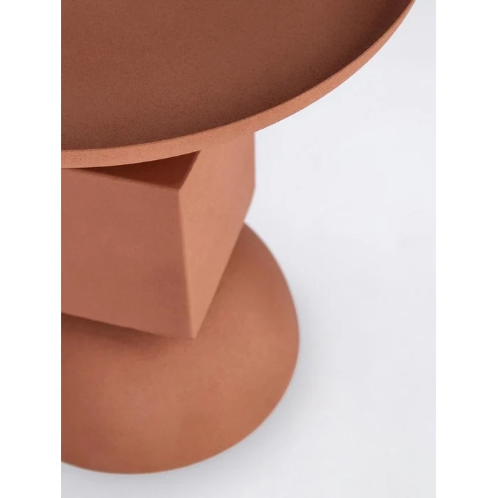 Tavolino moderno in acciaio 40 cm - Alpa