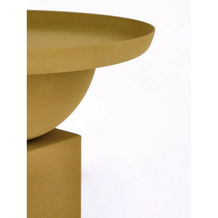 Tavolino moderno in acciaio 40 cm - Alpa