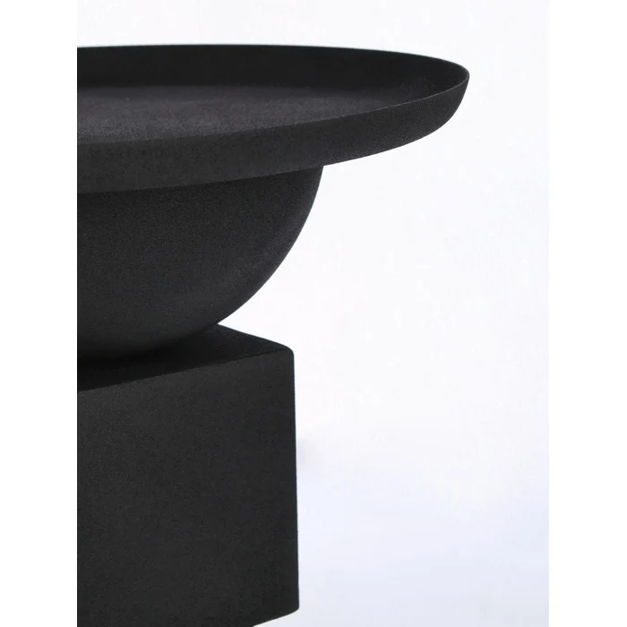 Tavolino moderno in acciaio 40 cm - Alpa