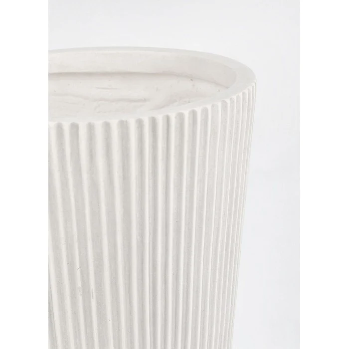 Porta vaso svasato - Ribbed