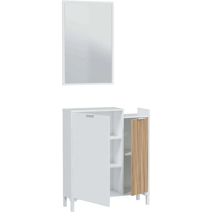 Mobile da ingresso con ante e specchio - Ethna