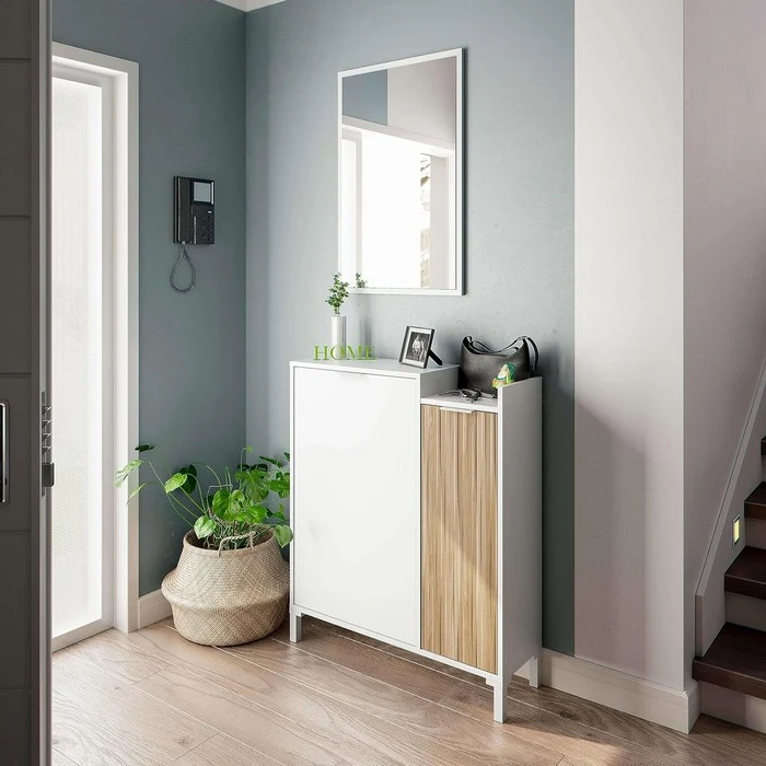 Mobile da ingresso con ante e specchio - Ethna