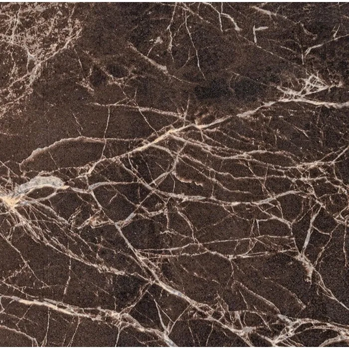 Tavolo allungabile in alluminio con piano effetto marmo - Briva