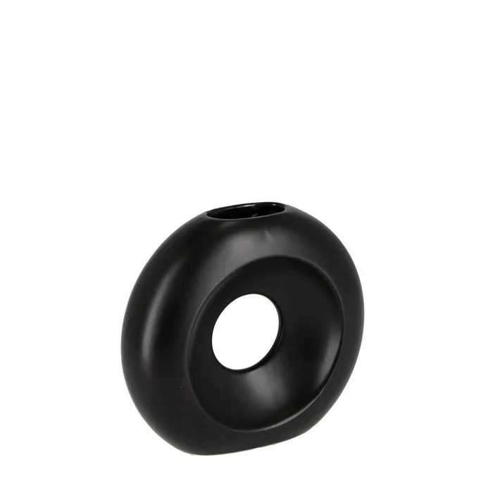 Vaso in porcellana nero - Elsy