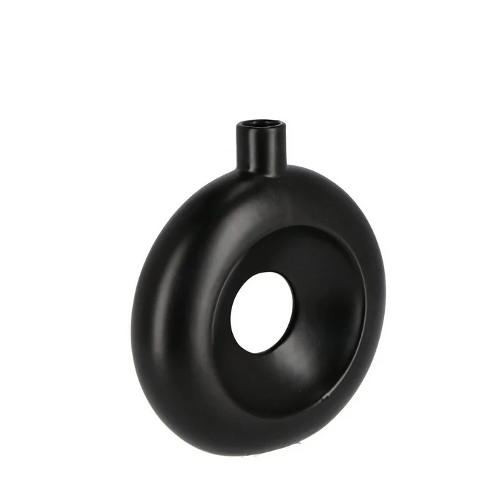 Vaso in porcellana nero - Elsy
