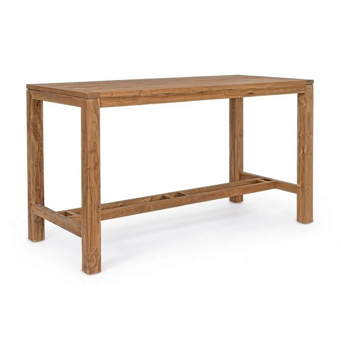 Tavolo alto da bar in legno teak - Maricruz