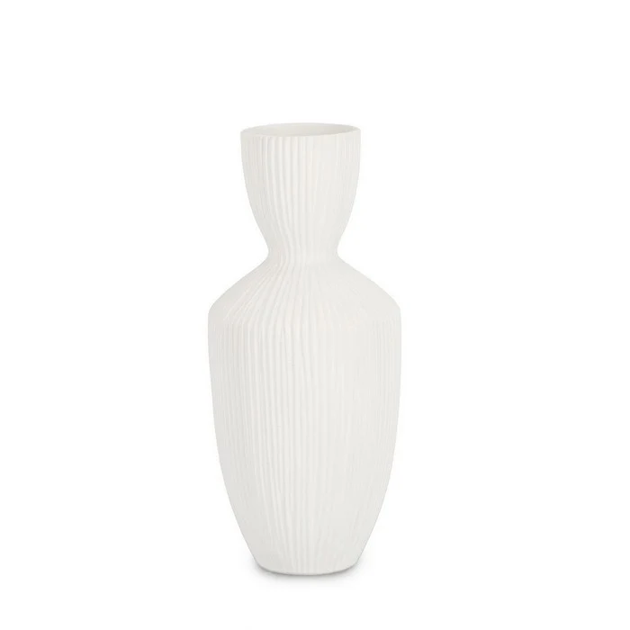 Vaso bianco - Striped