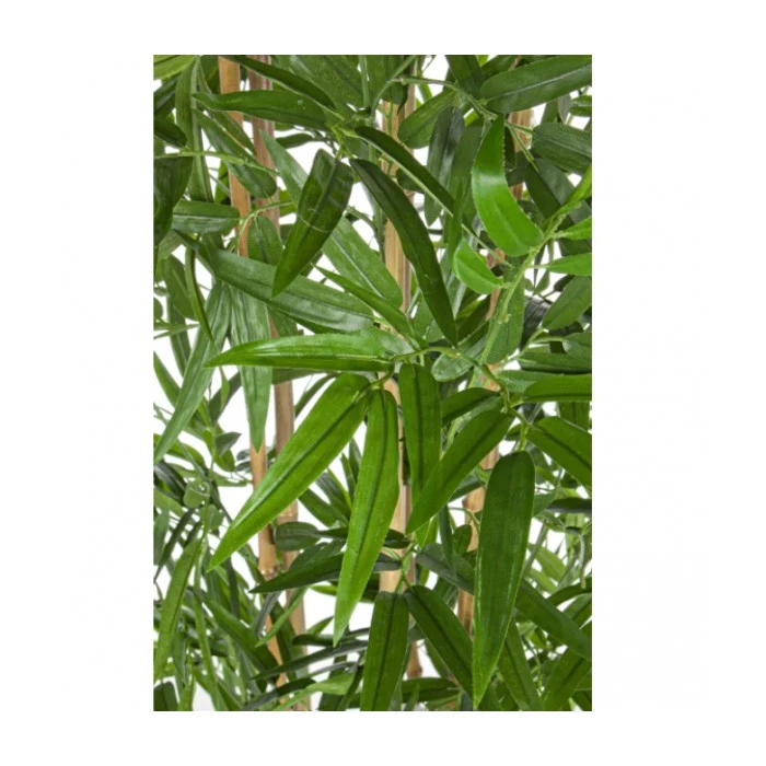 Pianta artificiale per decorazione con vaso - Bamboo