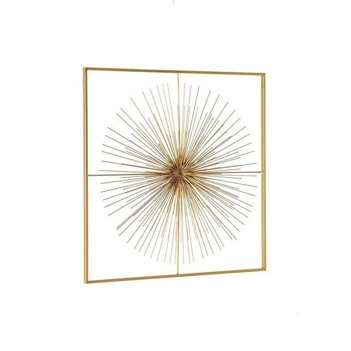 Decorazione dorata da parete 51x51 cm- Auriel