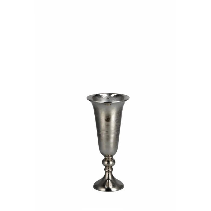 Vaso a forma di calice in metallo