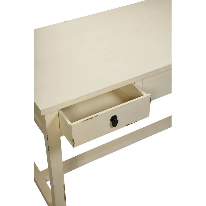 Scrivania in legno con 3 cassetti - Fuji